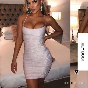 BabyBoo Tati Dress in Pink Sparkle